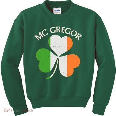 McGregor Irish Flag Clover Kids Sweatshirt