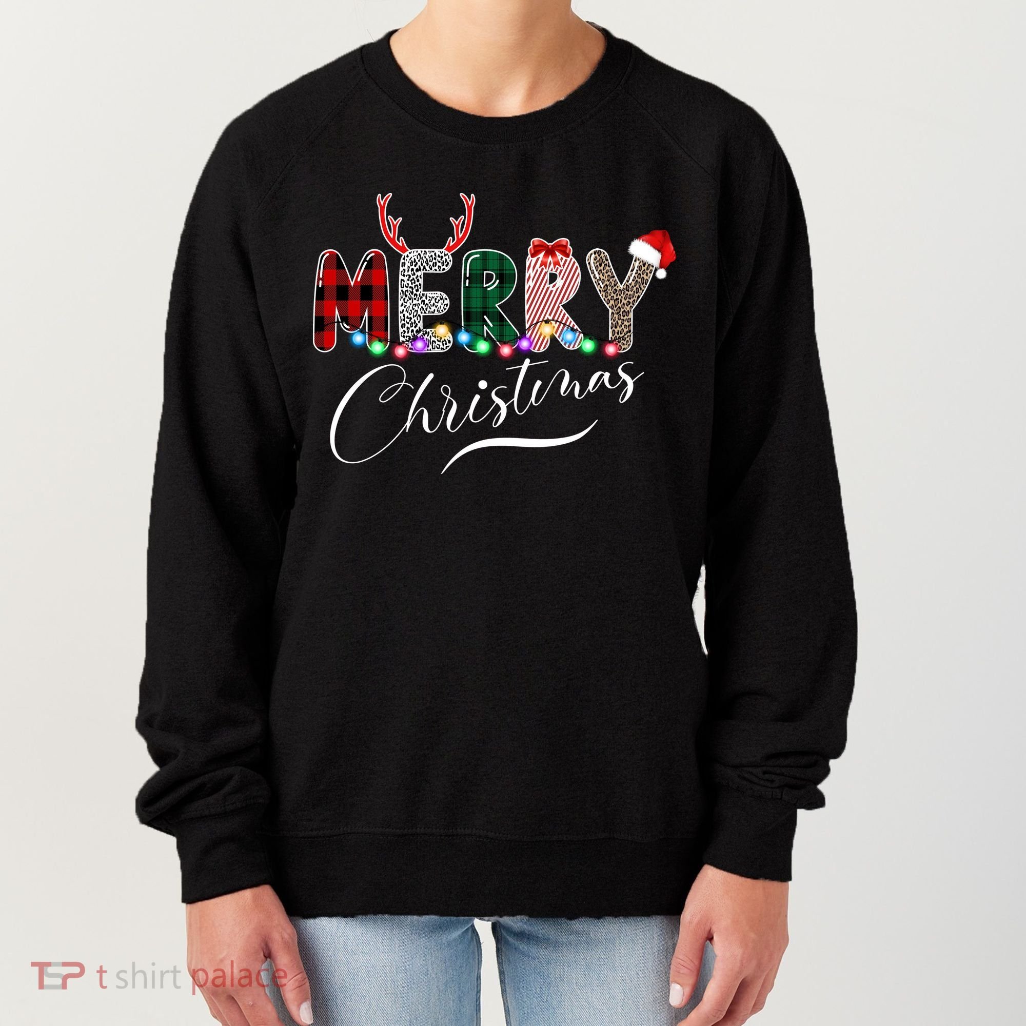 Merry Christmas Holiday Cute Patterns Women's Sweatshirt