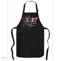 Merry Christmas Holiday Cute Patterns Apron thumb 0