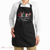 Merry Christmas Holiday Cute Patterns Apron thumb 2