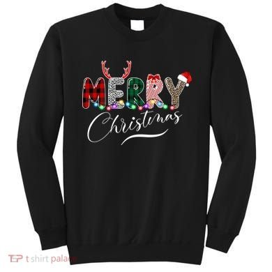 Merry Christmas Holiday Cute Patterns Sweatshirt