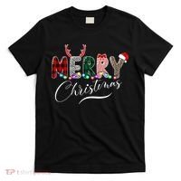 Merry Christmas Holiday Cute Patterns T-Shirt thumb 0
