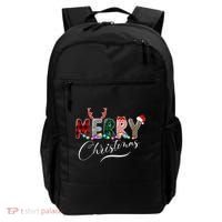 Merry Christmas Holiday Cute Patterns Backpack thumb 0