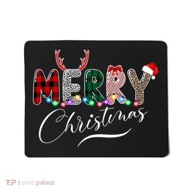 Merry Christmas Holiday Cute Patterns Mousepad