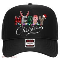 Merry Christmas Holiday Cute Patterns Hat thumb 0
