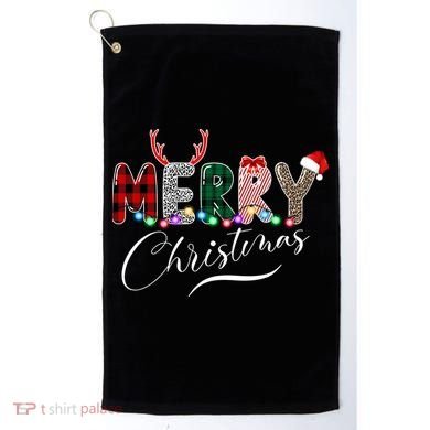 Merry Christmas Holiday Cute Patterns Golf Towel