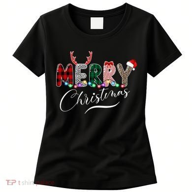 Merry Christmas Holiday Cute Patterns Women's T-Shirt