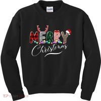 Merry Christmas Holiday Cute Patterns Kids Sweatshirt thumb 0