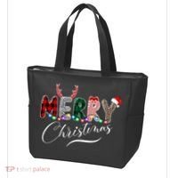 Merry Christmas Holiday Cute Patterns Tote Bag thumb 3