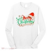 Merry Christmas Holiday Santa Snowflake Long Sleeve Shirt thumb 0