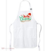 Merry Christmas Holiday Santa Snowflake Apron thumb 0