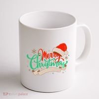 Merry Christmas Holiday Santa Snowflake Coffee Mug thumb 1