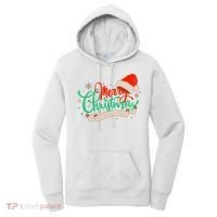 Merry Christmas Holiday Santa Snowflake Women's Hoodie thumb 0
