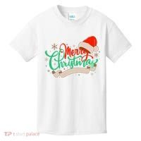 Merry Christmas Holiday Santa Snowflake Kids T-Shirt thumb 0