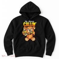 Money Calling Hip Hop Teddy Bear Gangster Rap Drip Swag Dope Hoodie thumb 0