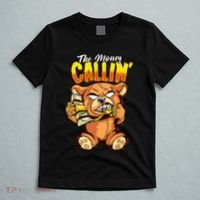 Money Calling Hip Hop Teddy Bear Gangster Rap Drip Swag Dope T-Shirt thumb 5