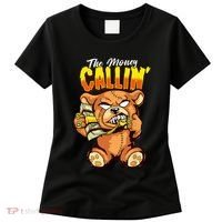 Money Calling Hip Hop Teddy Bear Gangster Rap Drip Swag Dope Women's T-Shirt thumb 0