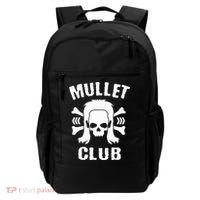 Mullet Club Hairstyle Bones Skull Backpack thumb 0
