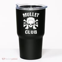Mullet Club Hairstyle Bones Skull Tumbler thumb 0