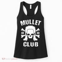 Mullet Club Hairstyle Bones Skull Women's Tank Top thumb 0