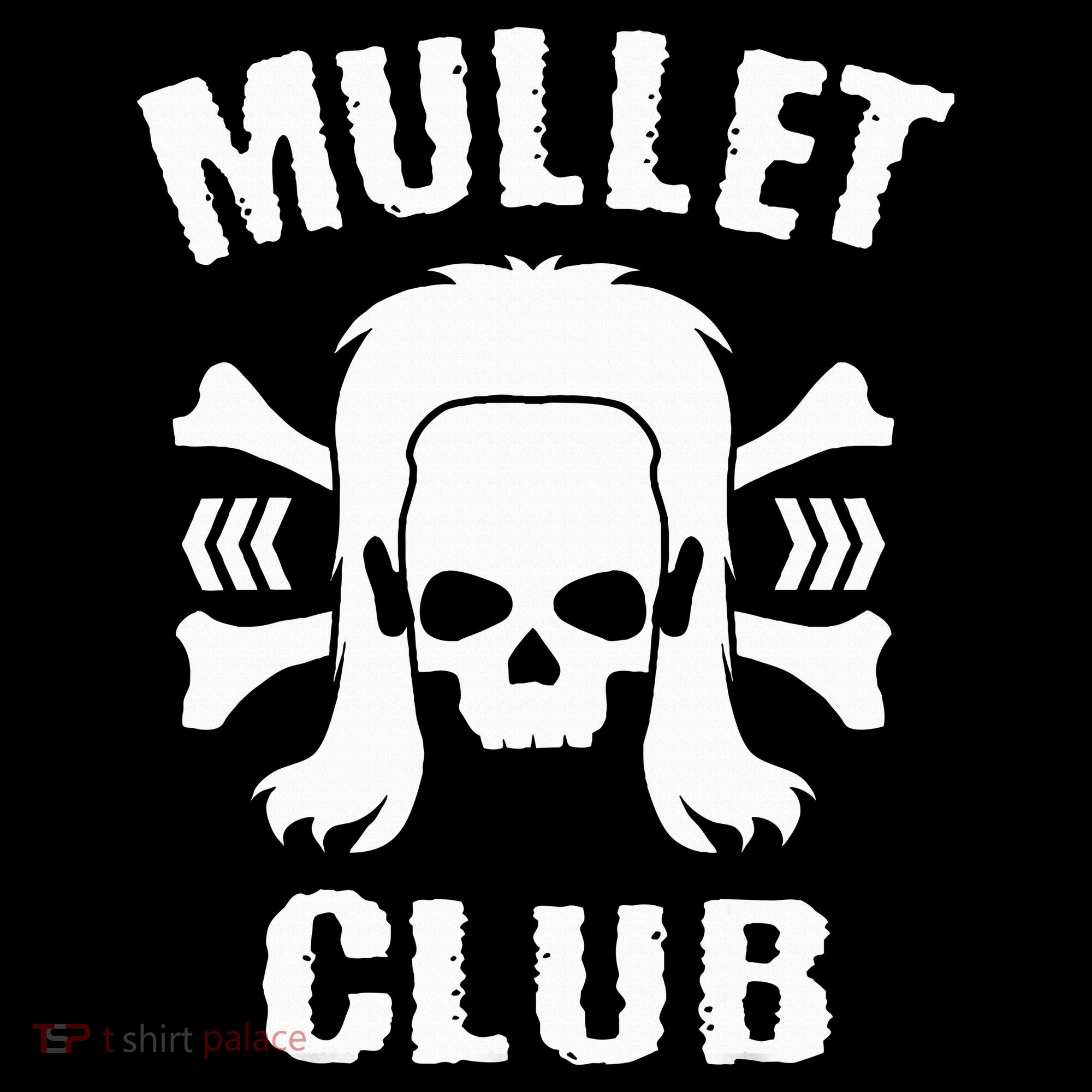 Mullet Club Hairstyle Bones Skull Women's Tank Top