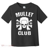 Mullet Club Hairstyle Bones Skull Toddler T-Shirt thumb 0