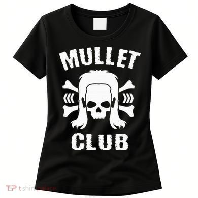 Mullet Club Hairstyle Bones Skull Women's T-Shirt