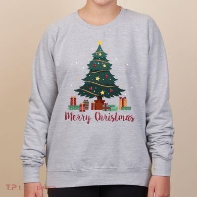 Merry Christmas Holiday Tree Festive Women's Sweatshirt