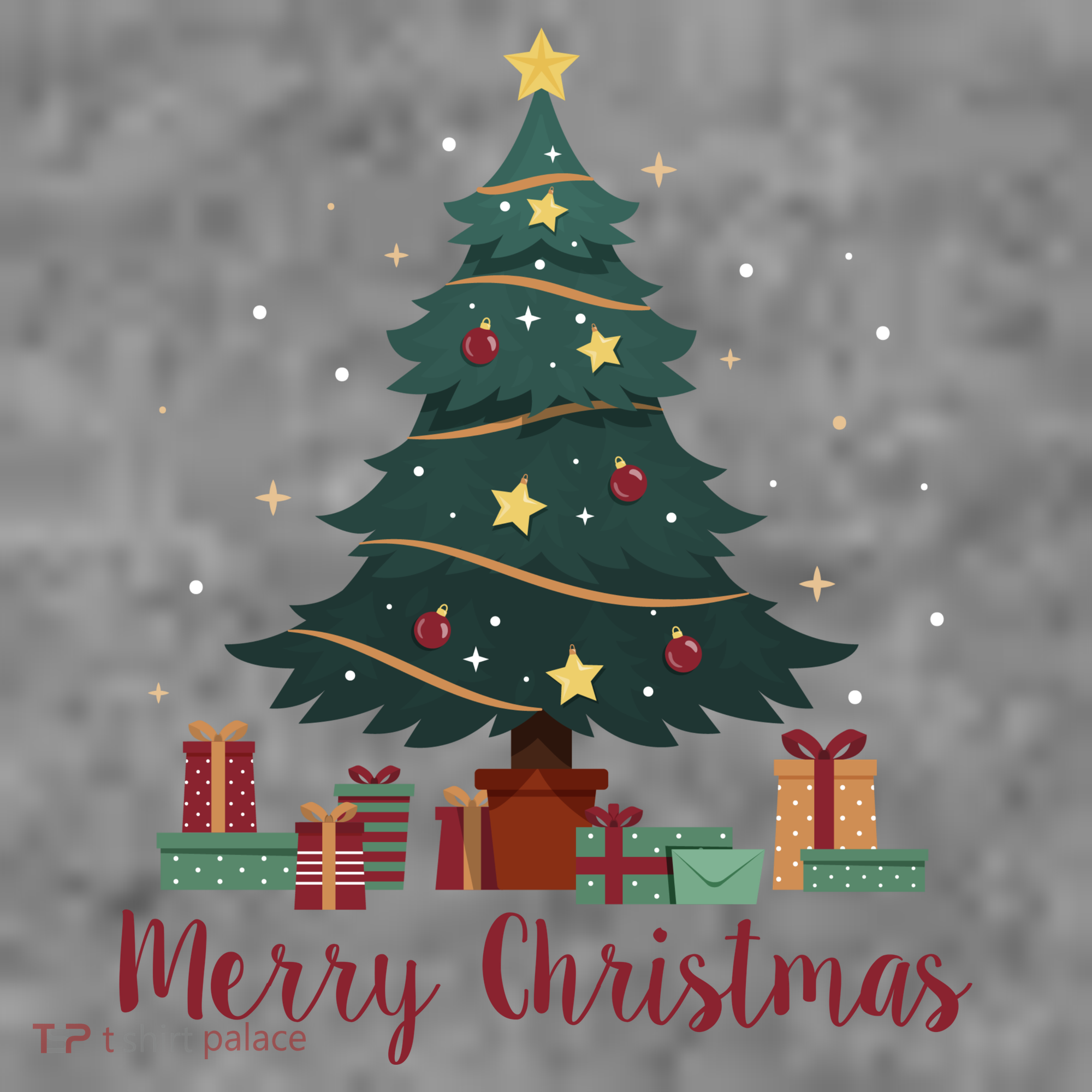 Merry Christmas Holiday Tree Festive Toddler Hoodie
