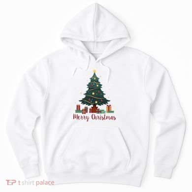 Merry Christmas Holiday Tree Festive Hoodie