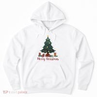 Merry Christmas Holiday Tree Festive Hoodie thumb 0