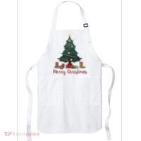 Merry Christmas Holiday Tree Festive Apron thumb 0