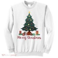 Merry Christmas Holiday Tree Festive Sweatshirt thumb 0