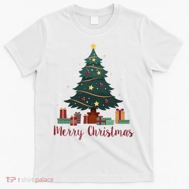 Merry Christmas Holiday Tree Festive T-Shirt