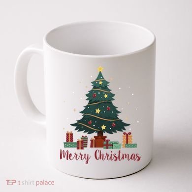 Merry Christmas Holiday Tree Festive Coffee Mug