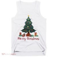 Merry Christmas Holiday Tree Festive Tank Top thumb 0