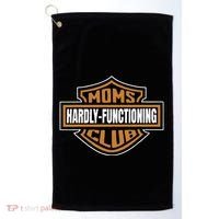 Moms Club Hardly Functioning Tired Moms Club Bad Moms Club Golf Towel thumb 0