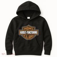 Moms Club Hardly Functioning Tired Moms Club Bad Moms Club Kids Hoodie thumb 0