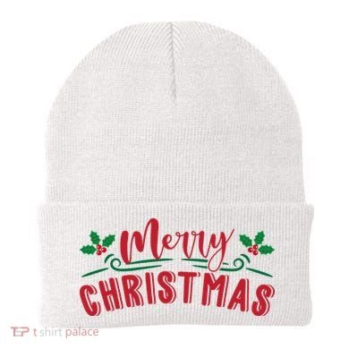 Merry Christmas Holiday Gift Beanie