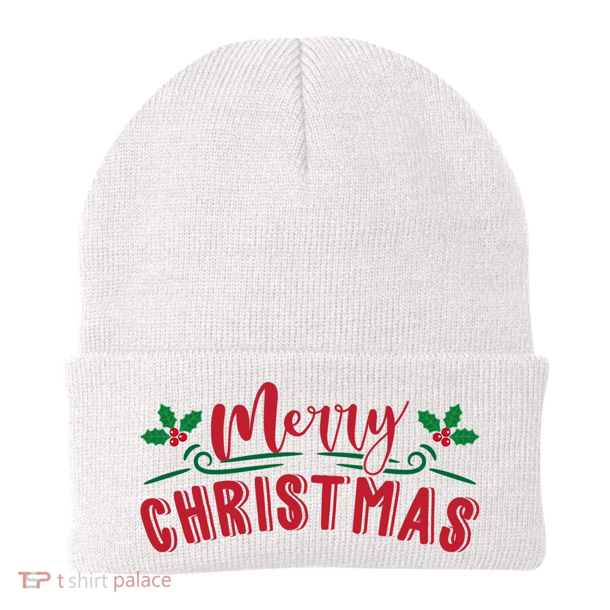 Merry Christmas Holiday Gift Beanie
