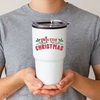 Merry Christmas Holiday Gift Tumbler thumb 2