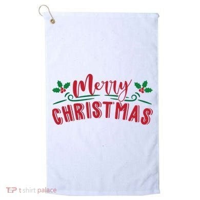 Merry Christmas Holiday Gift Golf Towel