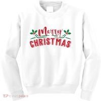 Merry Christmas Holiday Gift Kids Sweatshirt thumb 0