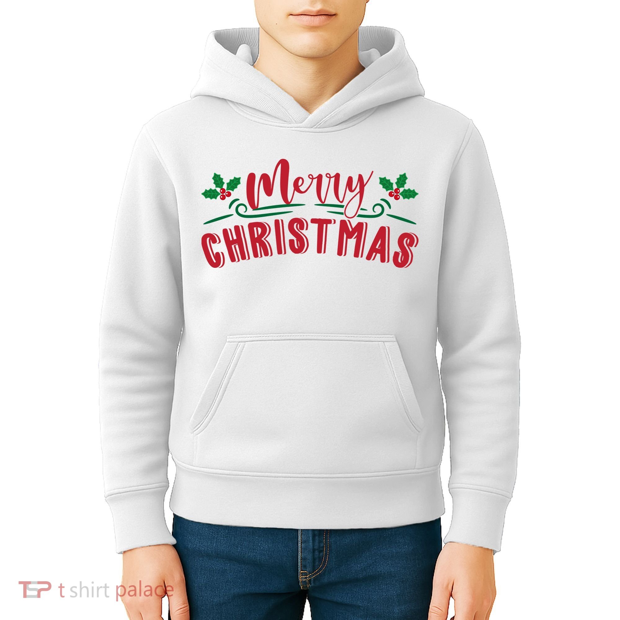 Merry Christmas Holiday Gift Kids Hoodie