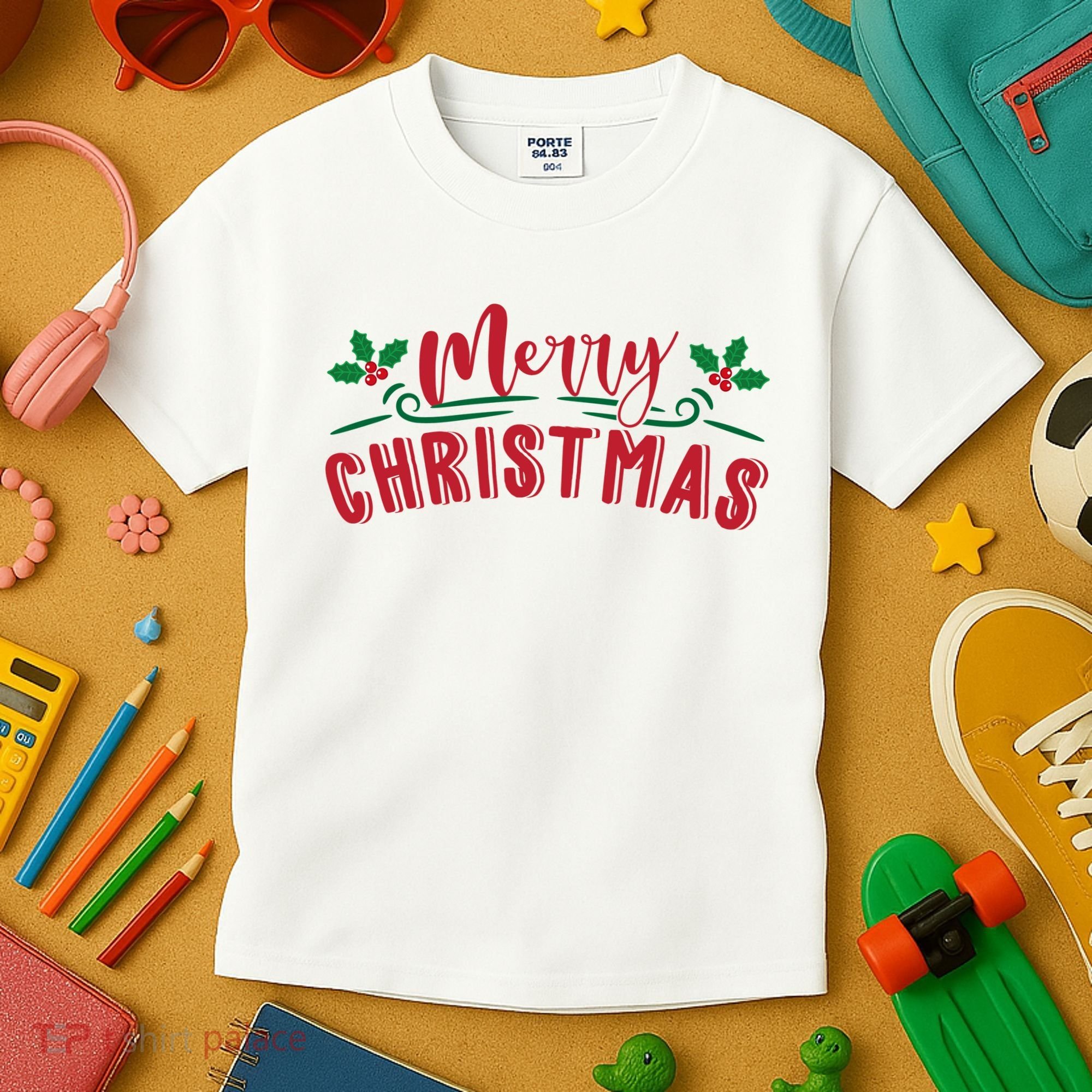 Merry Christmas Holiday Gift Kids T-Shirt