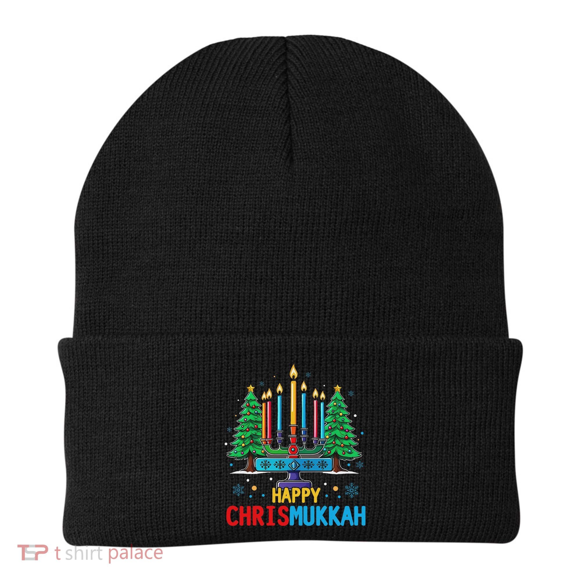 Merry Chrismukkah Happy Christmas Hanukkah Beanie