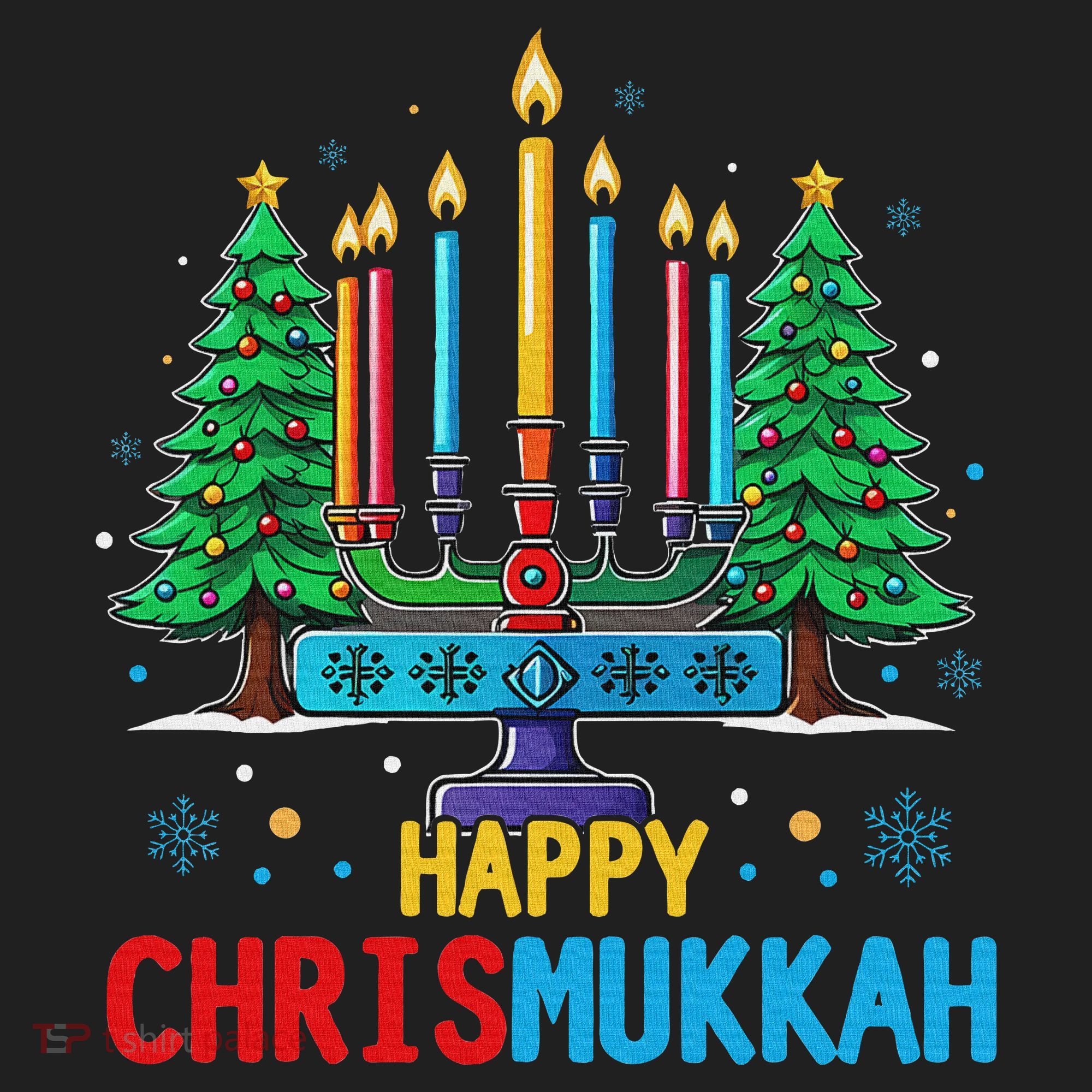 Merry Chrismukkah Happy Christmas Hanukkah Beanie