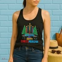 Merry Chrismukkah Happy Christmas Hanukkah Women's Tank Top thumb 2