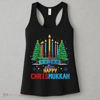 Merry Chrismukkah Happy Christmas Hanukkah Women's Tank Top thumb 3