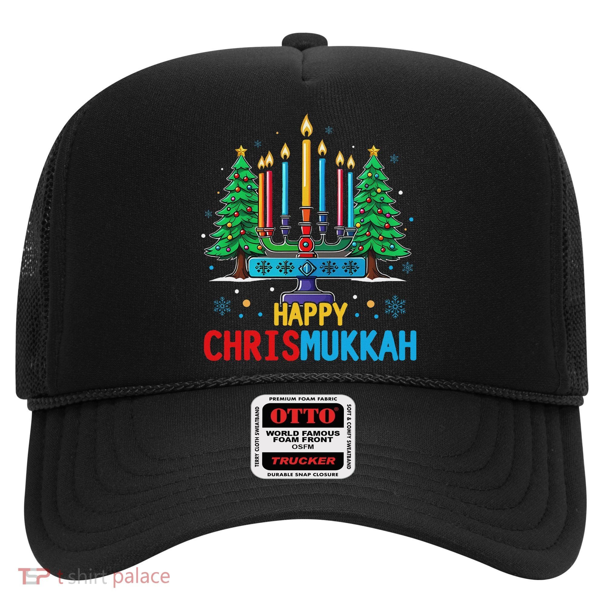 Merry Chrismukkah Happy Christmas Hanukkah Hat